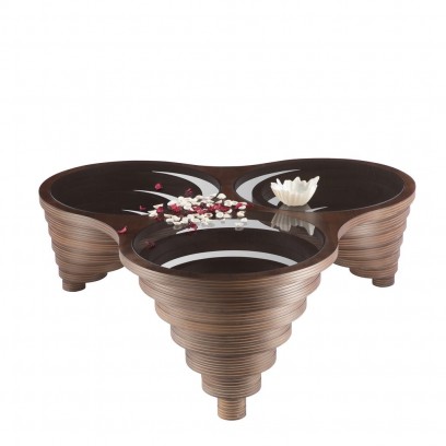 Hayat Walnut ( Glass Top )