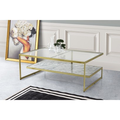 Murano Marble Top ( Mat Gold )