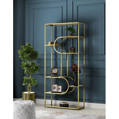 Calyon Glass Shelf ( Mat Gold )